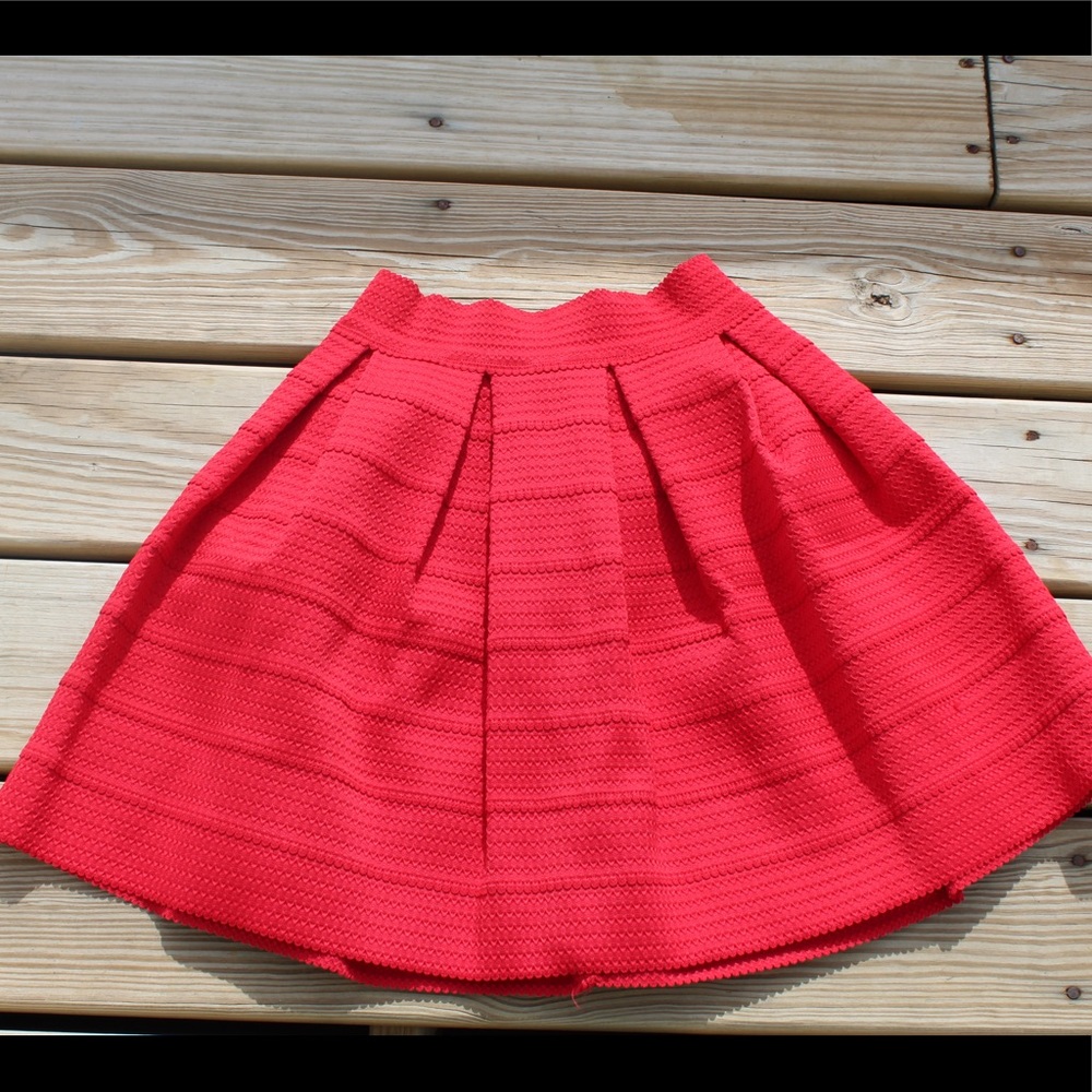 Beautiful Express Red Skirt xs/p